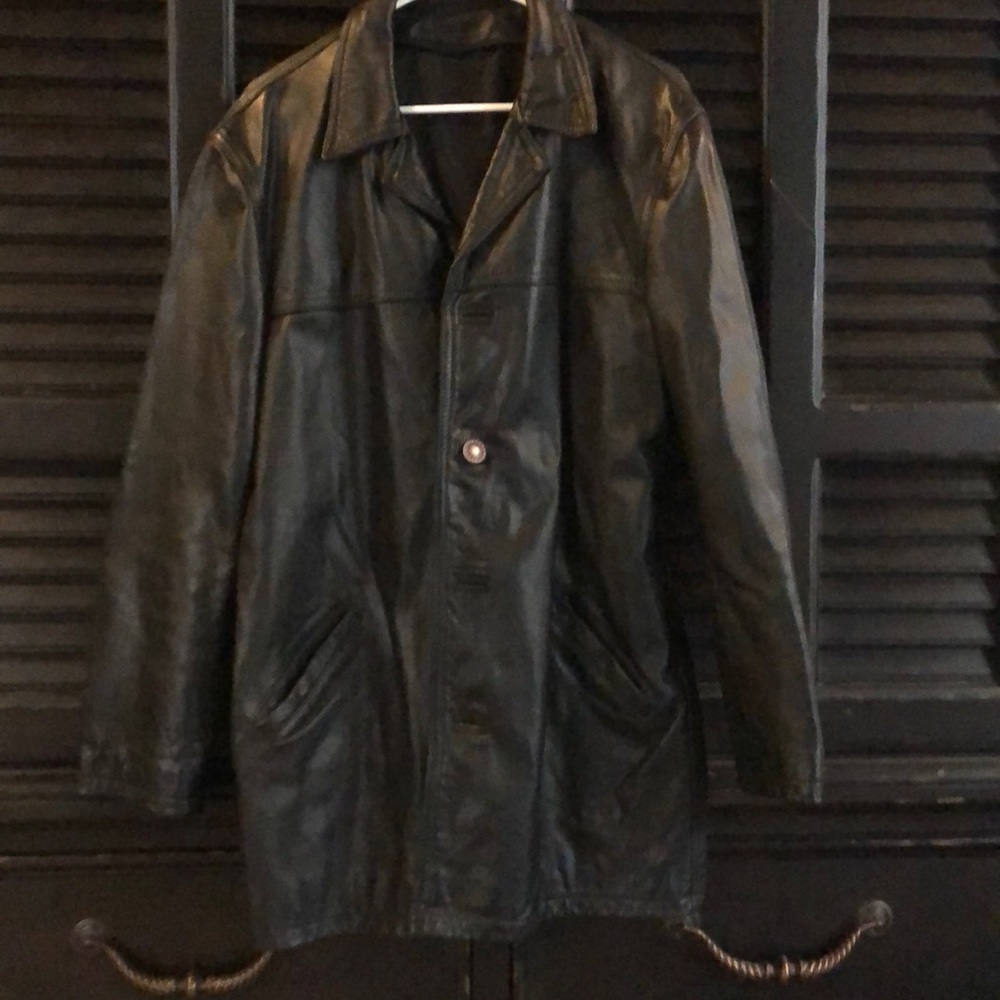 Men’s Leather Coat